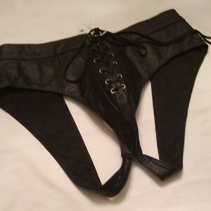 Leather Lace up Jock